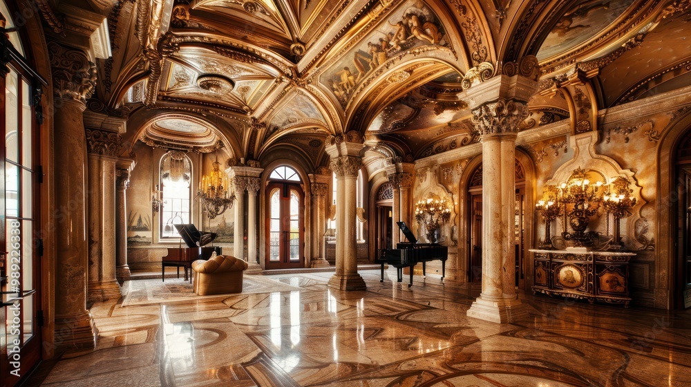 Obraz premium Elegant Interior Design of a Grand Mansion