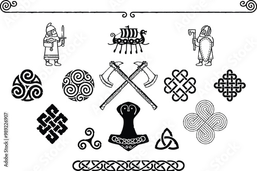 Viking Norse Symbol Collection
