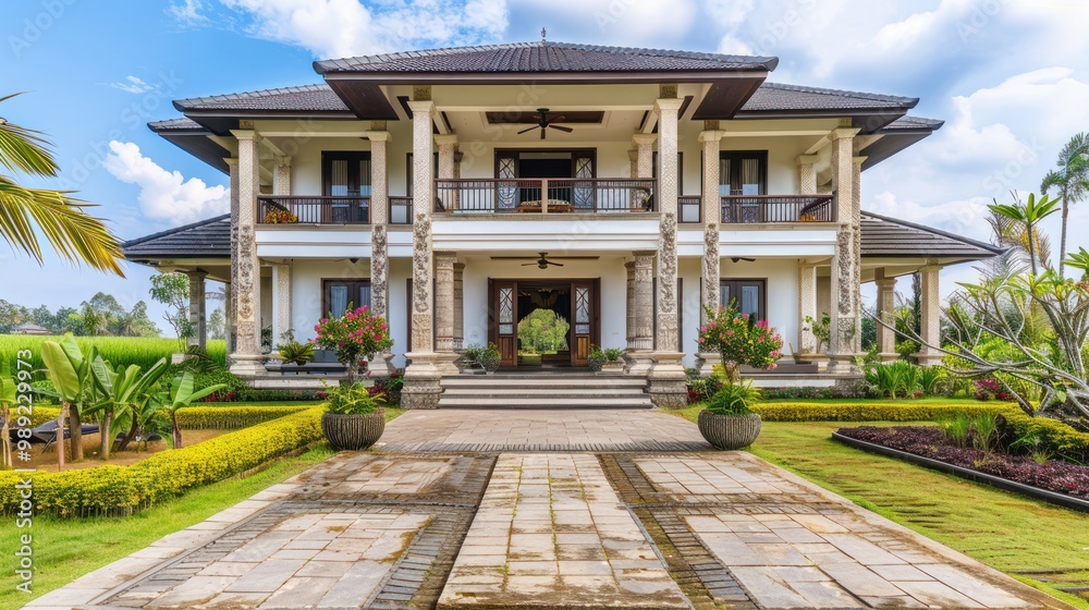 Luxurious Villa with Tropical Garden