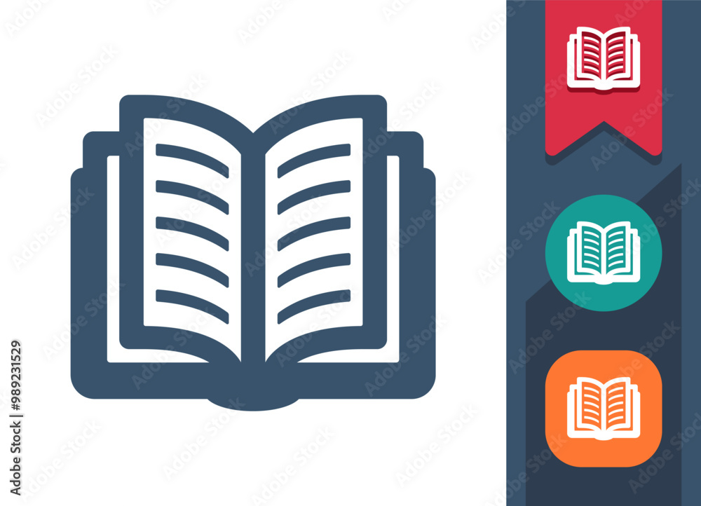 Book, Textbook, Manual, Schoolbook Icon Book, Textbook, Manual, Schoolbook Icon