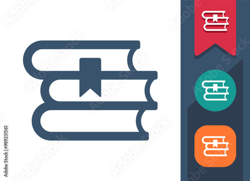 Books, Book Stack, Stack Of Books Icon