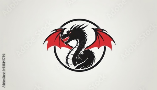 Wallpaper Mural dragon logo or icon Torontodigital.ca