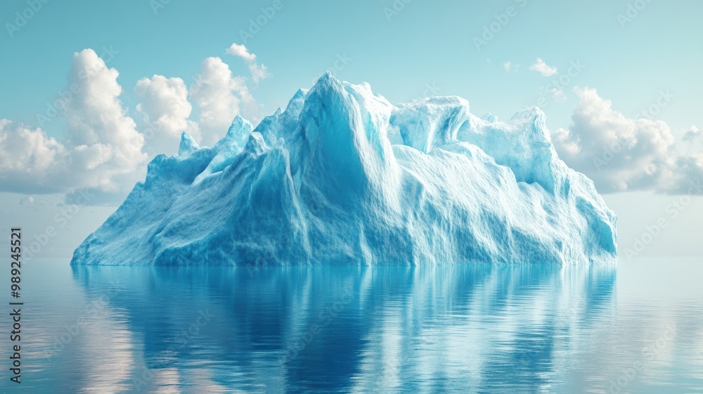 custom made wallpaper toronto digitalMajestic Glacier in Calm Waters.