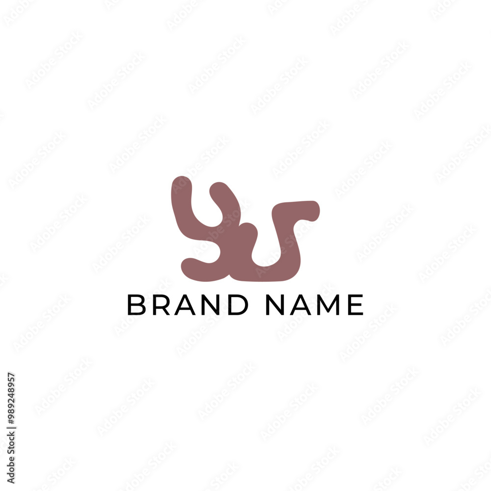 ILLUSTRATION LETTER YU SHAPE LOGO ICON FLAT BROWN PASTEL COLOR TEMPLATE SIMPLE MINIMALIST ELEMENT DESIGN SIMPLE VECTOR GOOD FOR APPS, BRAND ILLUSTRATION LETTER YU SHAPE LOGO ICON FLAT BROWN PASTEL COLOR TEMPLATE SIMPLE MINIMALIST ELEMENT DESIGN SIMPLE VECTOR GOOD FOR APPS, BRAND