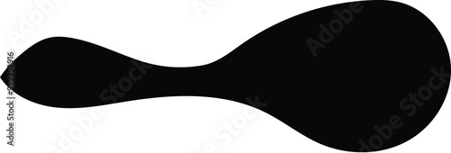 Cutting board silhouette. Wood chopping board shape, wooden kitchen tool icon for restaurant menu design. Vector icon on white background