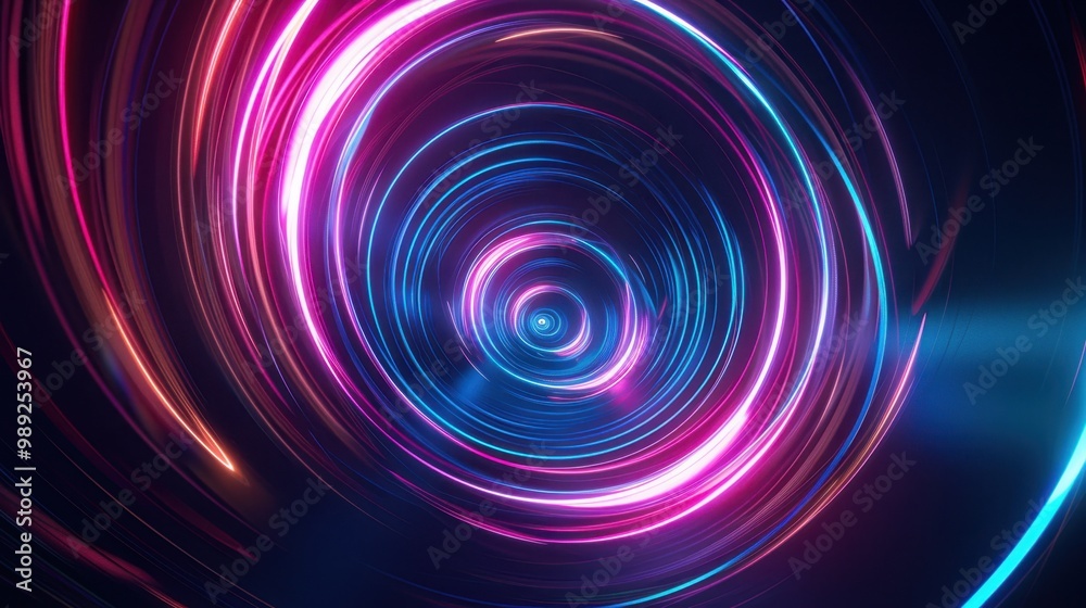 Abstract graphic has a circle. The background is round and colorful. Abstract graphic has a circle. The background is round and colorful.