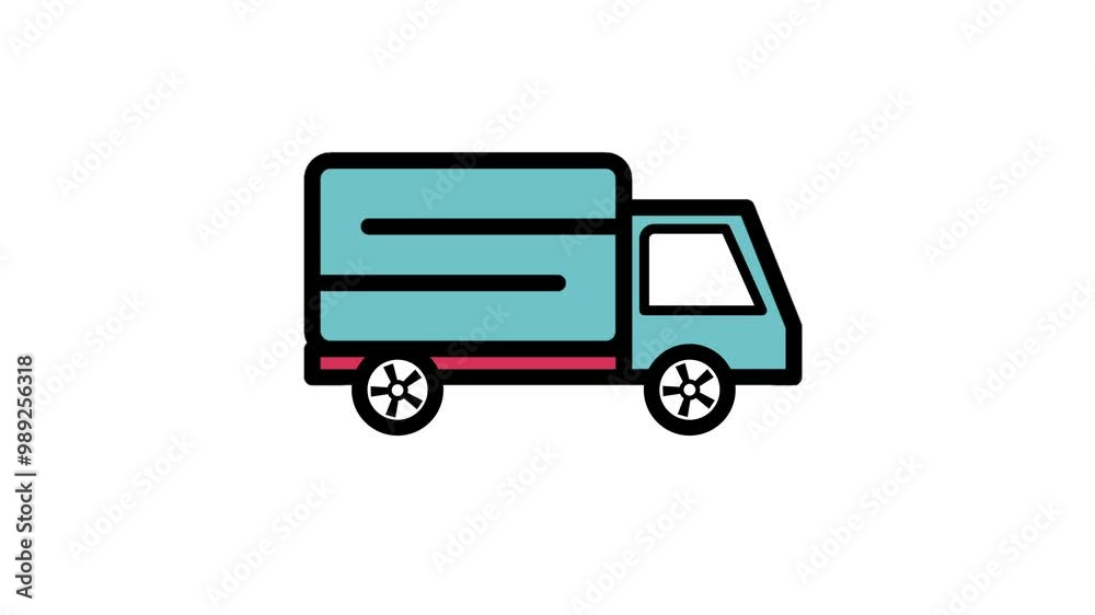 looping animation representing shipping and logistics, vital for order fulfillment looping animation representing shipping and logistics, vital for order fulfillment