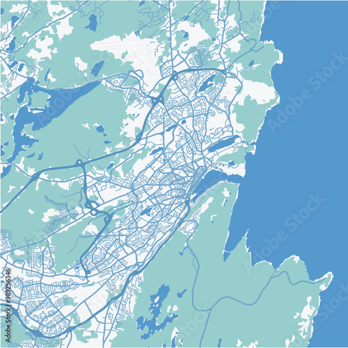 Konstfotografi Map of St