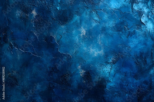 Abstract Blue Grunge Texture Background