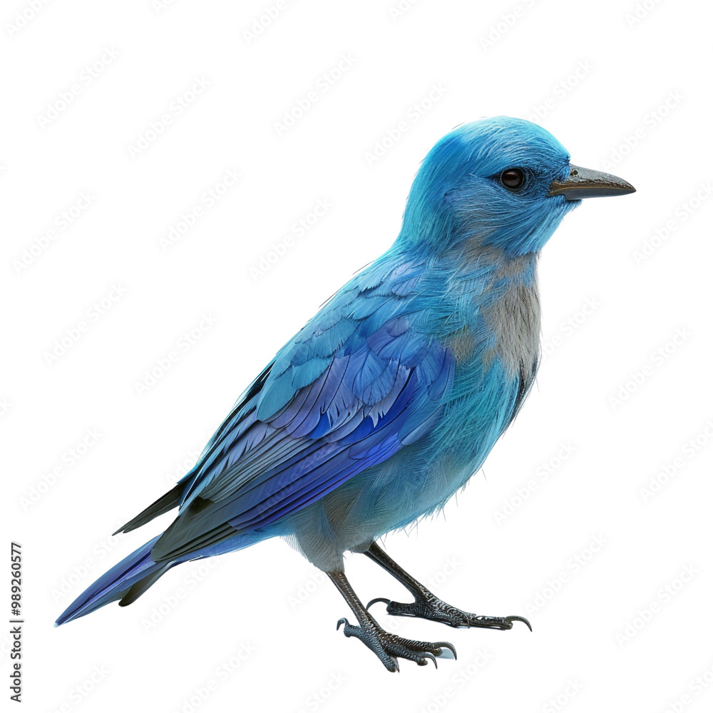 A Vibrant Blue Bird A Vibrant Blue Bird