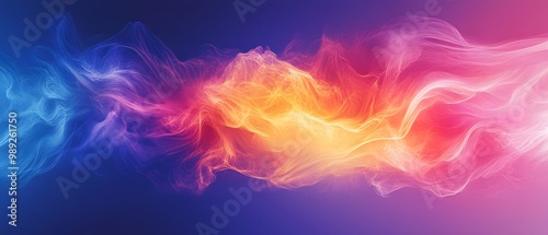 Abstract Colorful Gradient Background with Grainy Texture