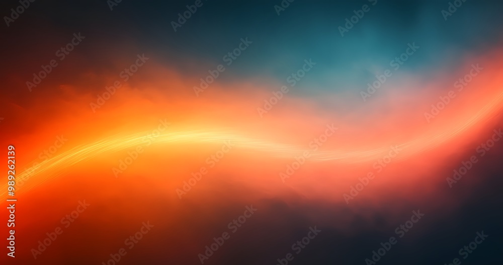 Abstract Gradient Background With Curved Light Abstract Gradient Background With Curved Light