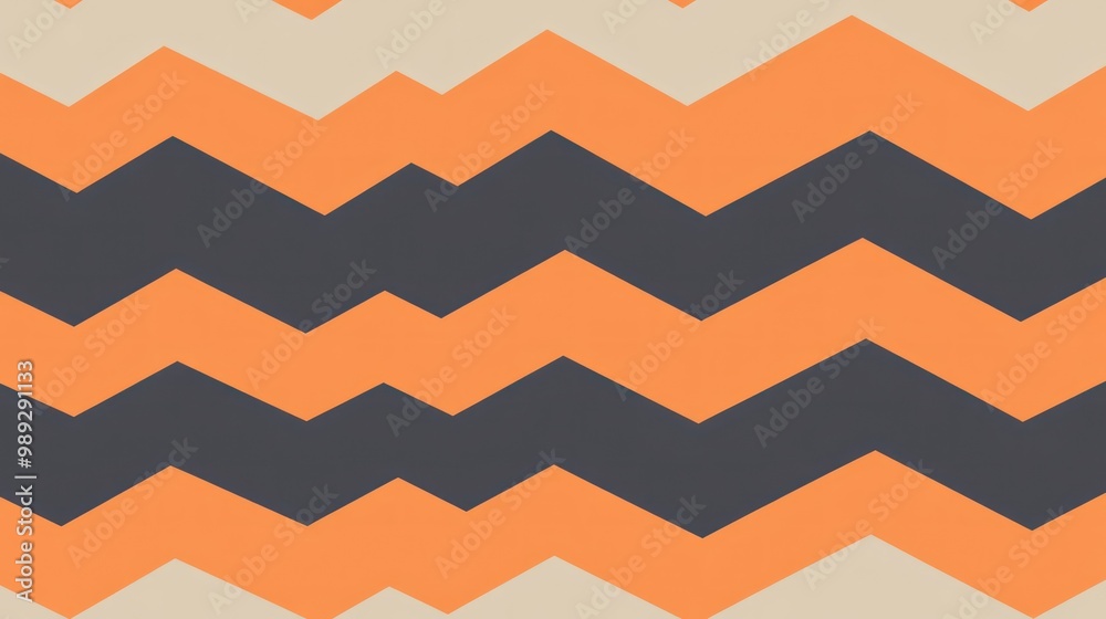 Abstract Geometric Pattern with Zigzag Shapes Abstract Geometric Pattern with Zigzag Shapes