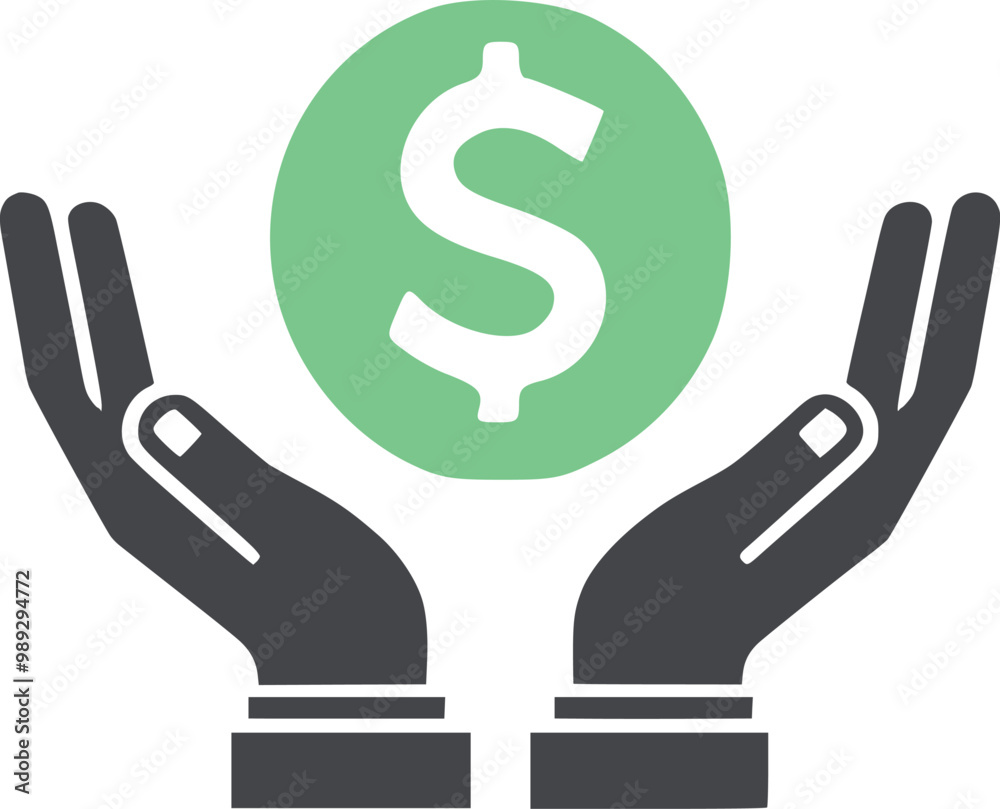 Modern Green and Black Hand Grasping a Dollar Sign Bag Free Vector Image for Download Modern Green and Black Hand Grasping a Dollar Sign Bag Free Vector Image for Download
