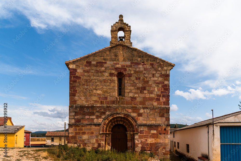 Romanesque church of San Vicente in Palencia, Spain, exterior view Romanesque church of San Vicente in Palencia, Spain, exterior view