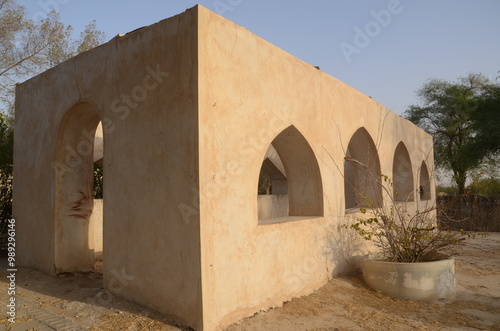 an old mosque in Saudi Arabia - Joatha Mosque in the Ahsa city eastern Saudi Arabia  photo