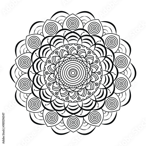 Abstract simple line art 
