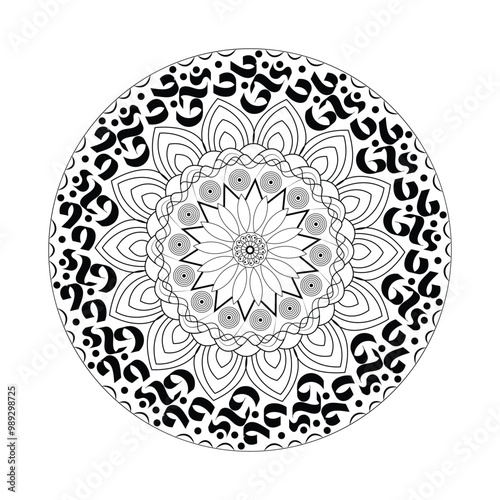 Abstract simple line art 