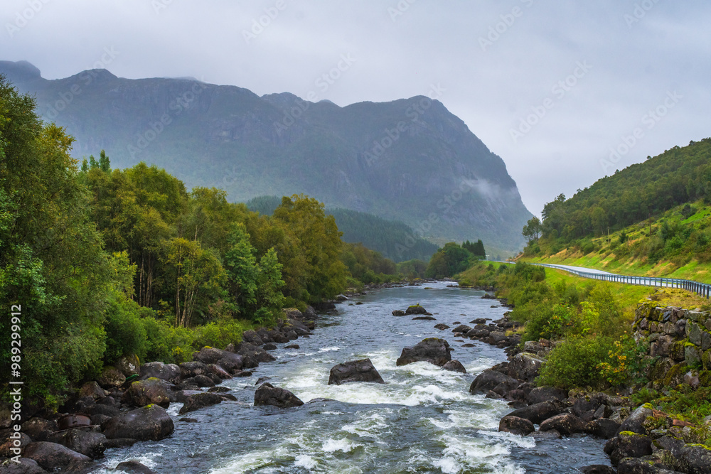 Landscape of the south of Norway