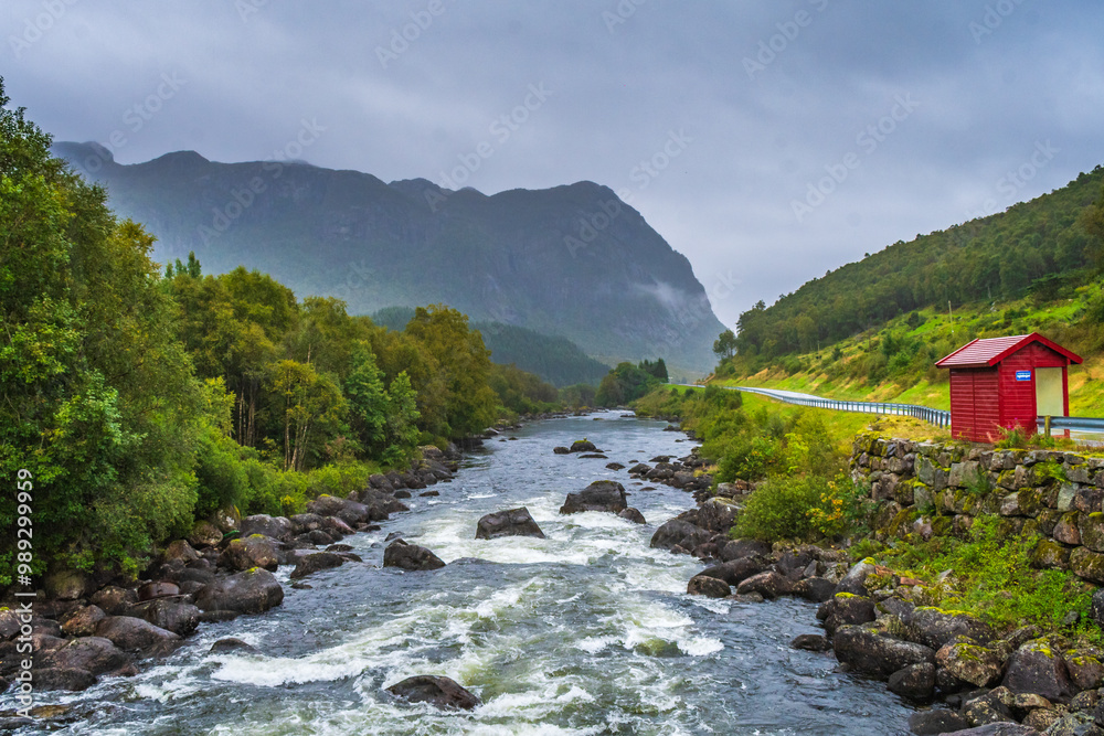 Landscape of the south of Norway