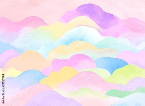 Cute pastel Abstract background.