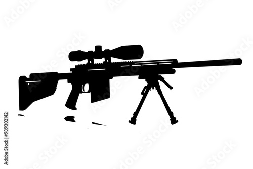 silhouette of a Precision Sniper