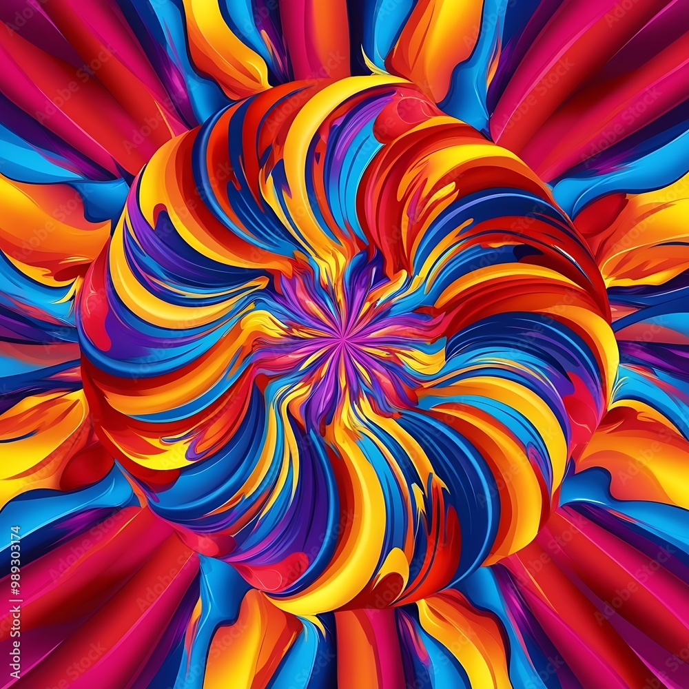 custom made wallpaper toronto digitalColorful abstract solid burst background, Conceptual light burst shining abstract shapes, shiny light burst on solid abstract background