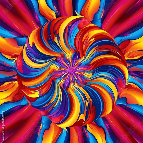 Wallpaper Mural Colorful abstract solid burst background, Conceptual light burst shining abstract shapes, shiny light burst on solid abstract background Torontodigital.ca