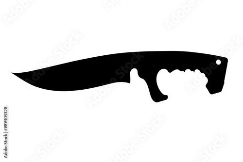 silhouette of a Precision Machete