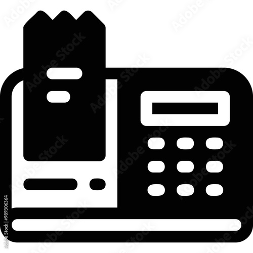 Simple vector icon cash register
