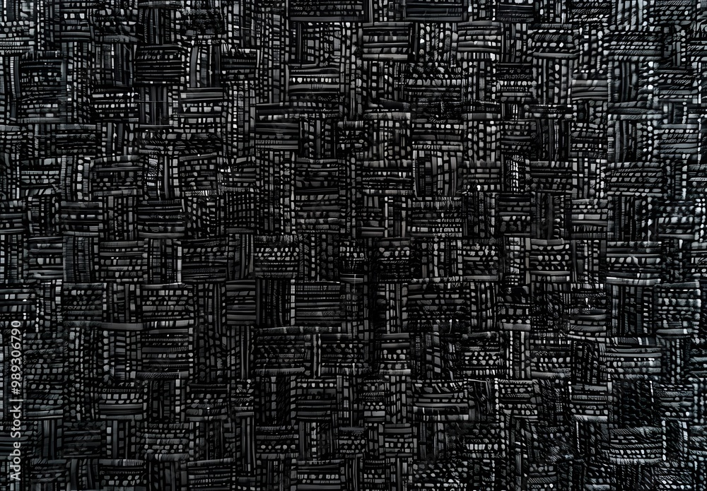 Black Grey Fabric Texture Seamless Pattern Black Grey Fabric Texture Seamless Pattern