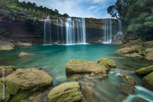 Krang Shuri waterfall, West Jaintia Hills, Meghalaya photo