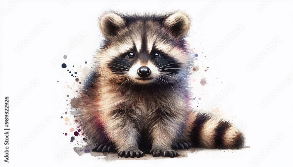 Obraz premium Waschbär