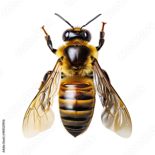 bee on white