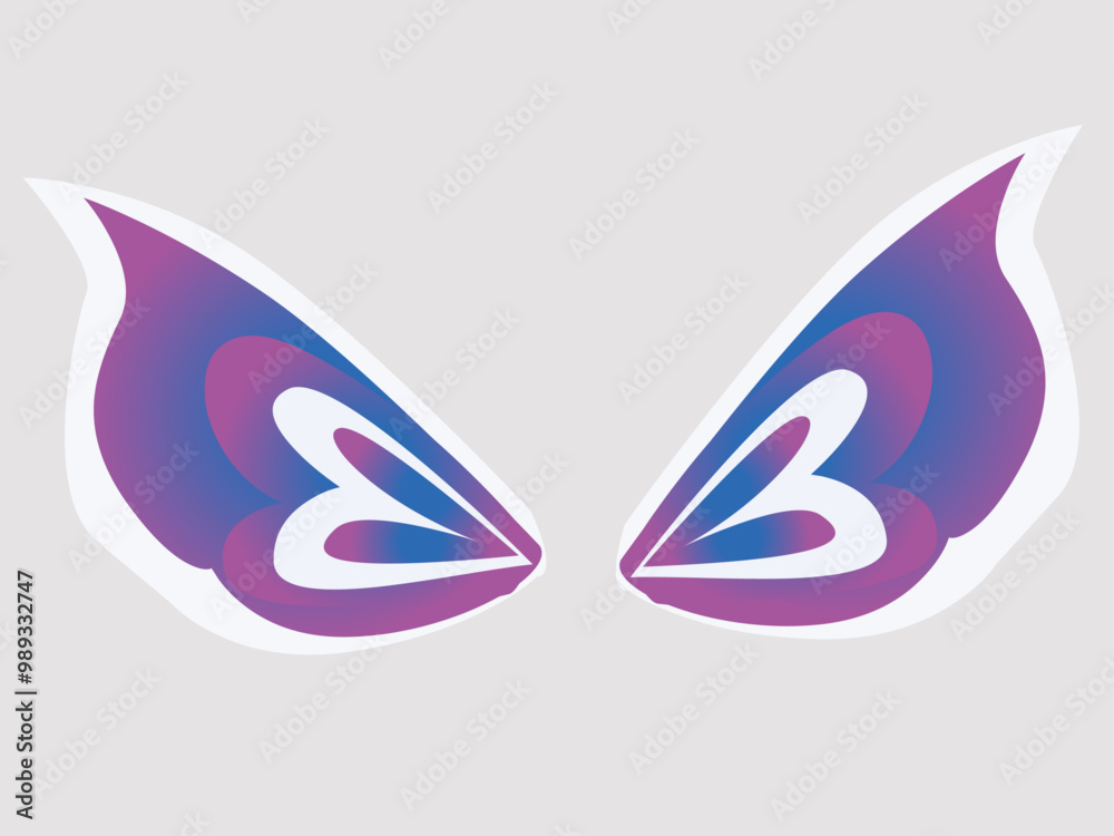 Fototapeta premium fairy wings, devil wings, angel wings, butterfly wings, bird wings 
