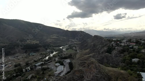 Aerial View of Akhaltsikhe, Georgia - Stunning Drone Footage
