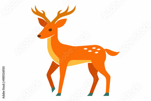 Deer vector art and illustration photo