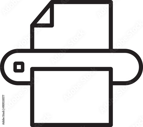 Printer Line Icon