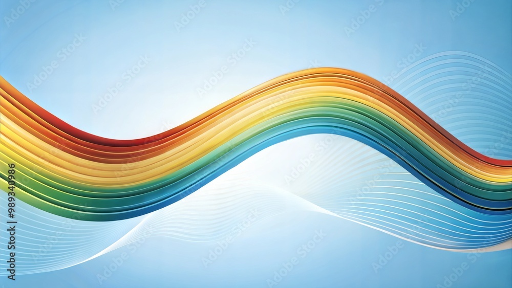 Abstract Wavy Lines Background Abstract Wavy Lines Background