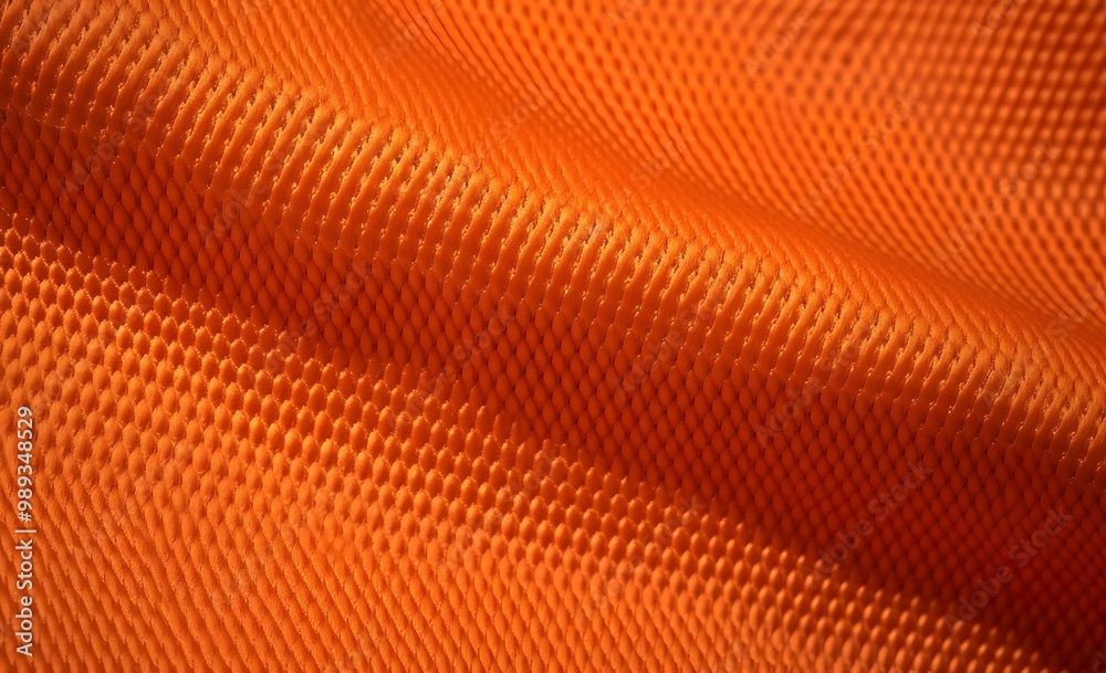 Orange Mesh Texture Fabric Background Orange Mesh Texture Fabric Background