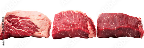 Beef isolated on white background 