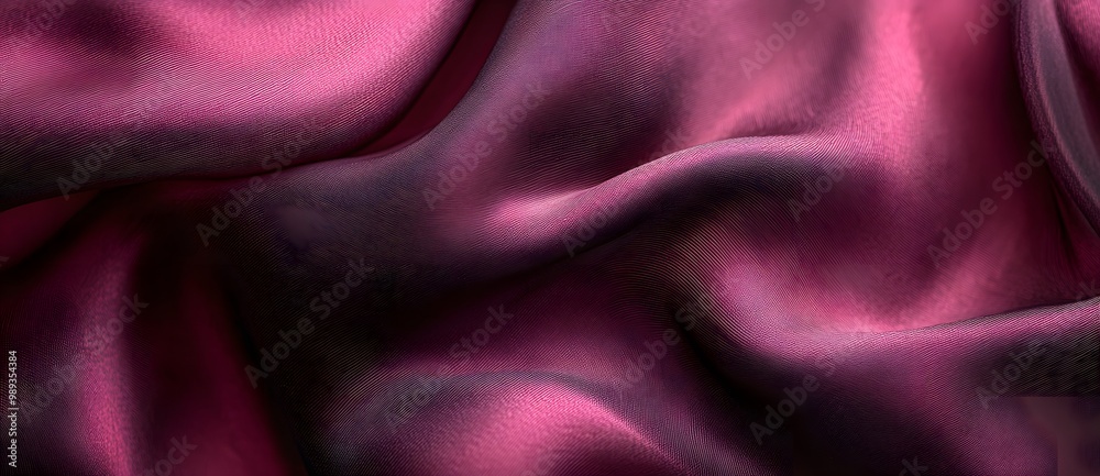 Obraz premium Abstract Pink Fabric with Dramatic Shadows
