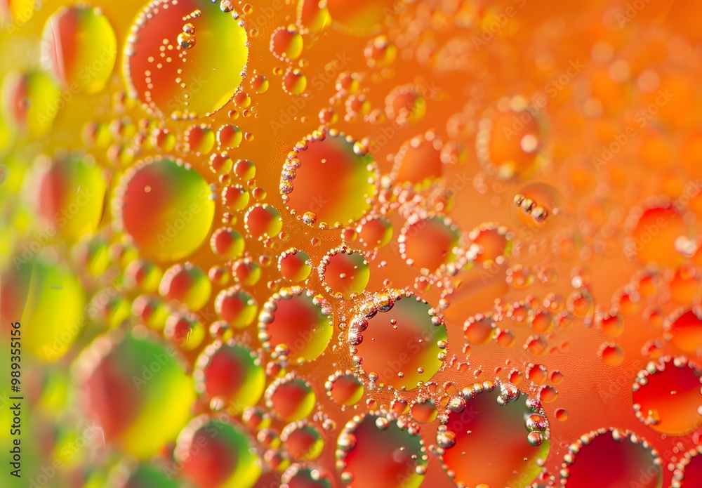 Abstract Oil and Water Bubbles in Vibrant Colors Abstract Oil and Water Bubbles in Vibrant Colors