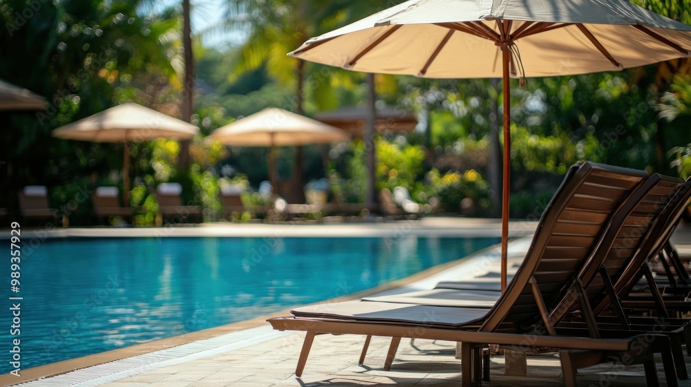 Relaxing Poolside Paradise Relaxing Poolside Paradise