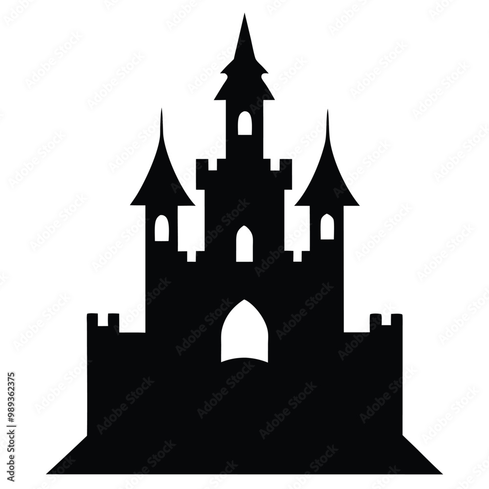 castle silhouettes black color silhouette castle silhouettes black color silhouette