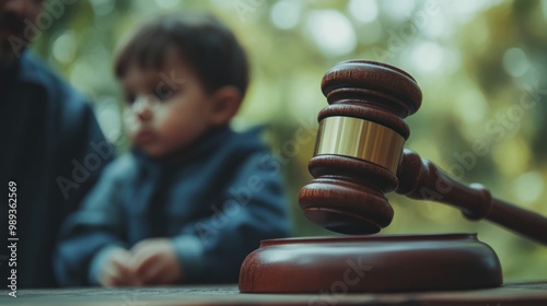 Gavel and Child