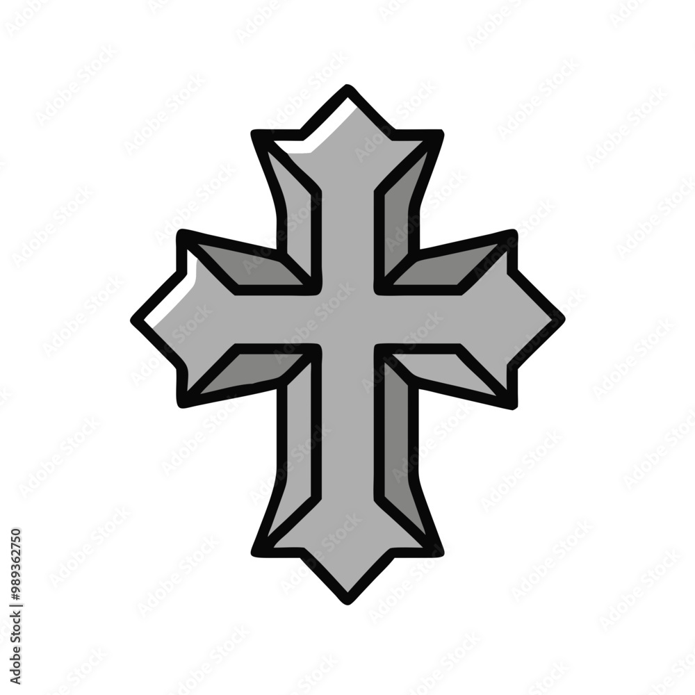 Religious cross icon for faith and spirituality
Religious cross icon for faith and spirituality