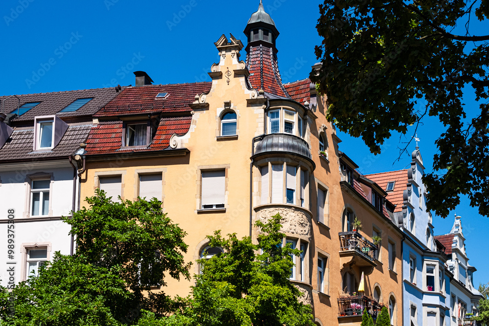 Obraz premium Konstanz, Hausfassade 3