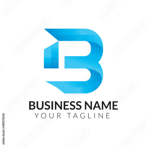 B abstract modern minimalist typography 3b colorful letter logo design template Free Download B abstract modern minimalist typography 3b colorful letter logo design template - GFXLoad