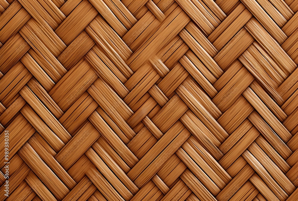 Seamless Bamboo Wicker Texture for Design